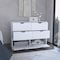 Tuhome Basilea 4 Drawers Dresser, 2 Cabinets, White CLB8972 - alternate 3